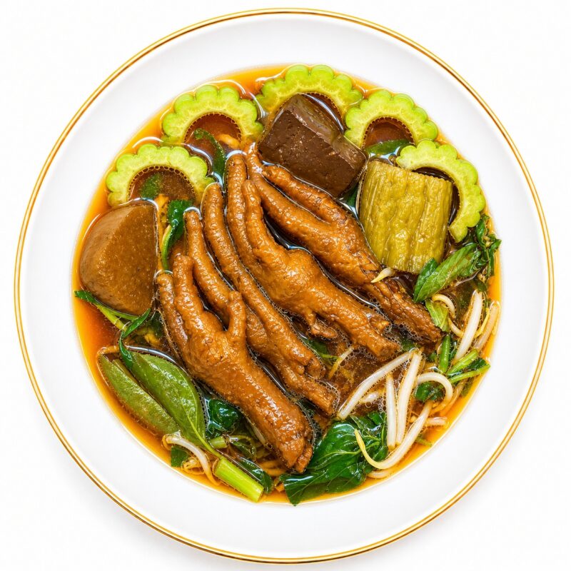 เกาเหลาไก่ตีนล้วน(ตีน4)