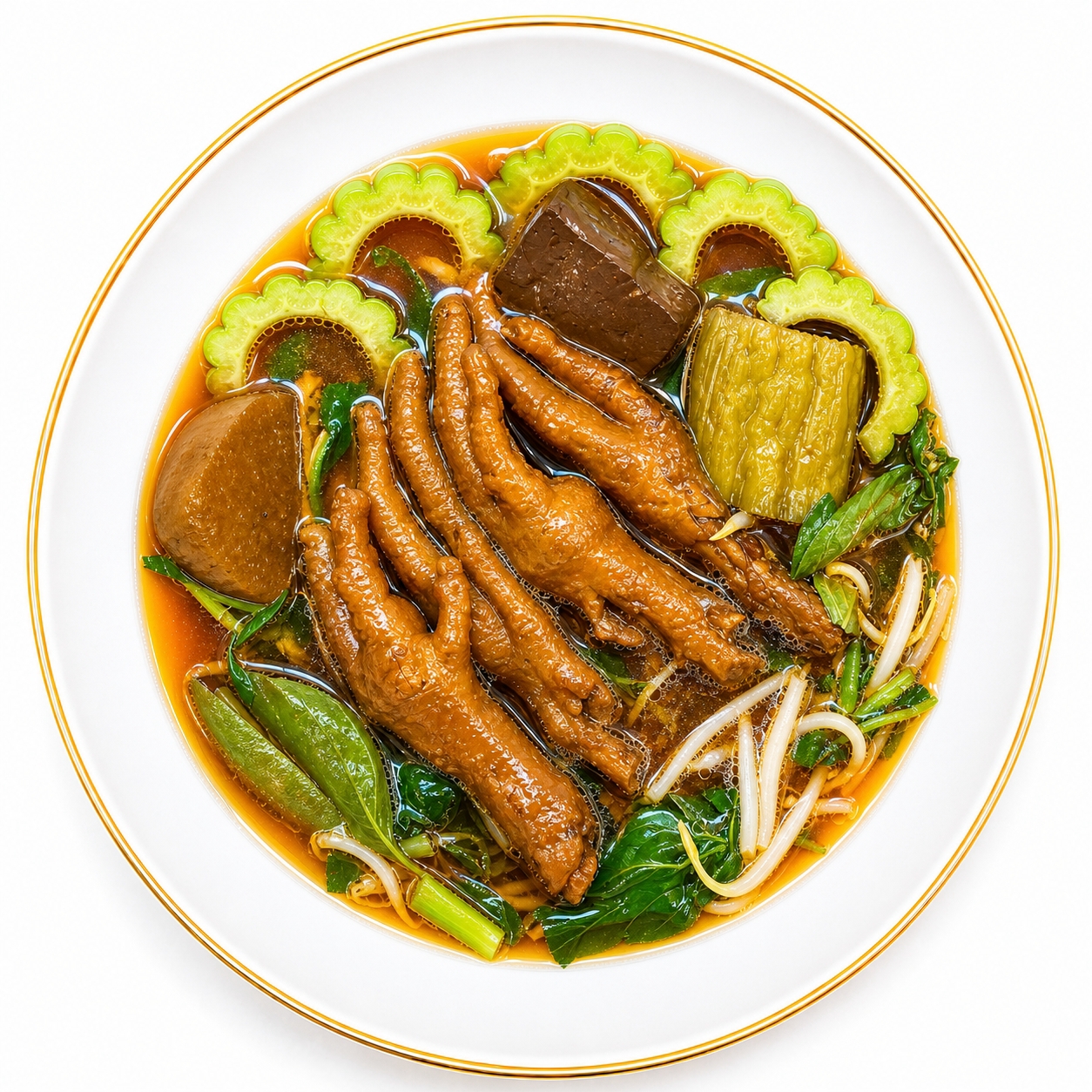 เกาเหลาไก่ตีนล้วน(ตีน4)