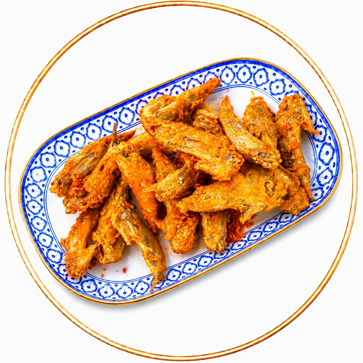 ปลายปีกไก่แซบทอดกรอบ(20ปีก)
