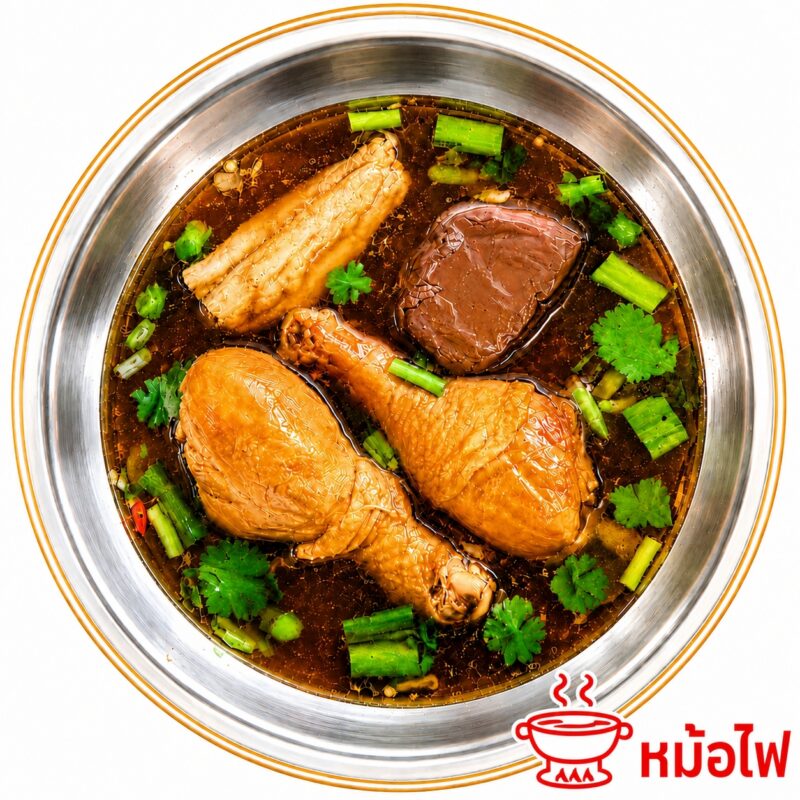 ซุปเปอร์น่องไก่หม้อไฟ(2น่องใหญ่)