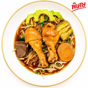 ก๋วยเตี๋ยวน่องไก่ล้วนพิเศษ(น่องไก่2น่อง,เพิ่มเส้น)
