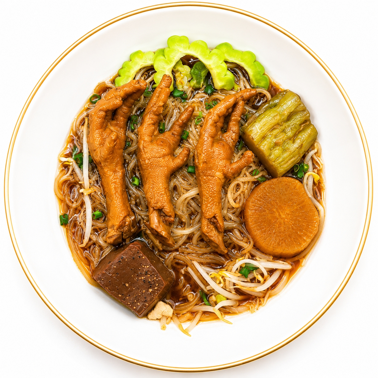 ก๋วยเตี๋ยวไก่ตีนล้วน(ตีน3)